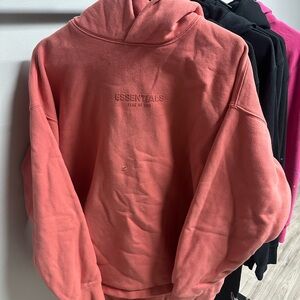 Fear of God Essentials Coral Hoodie